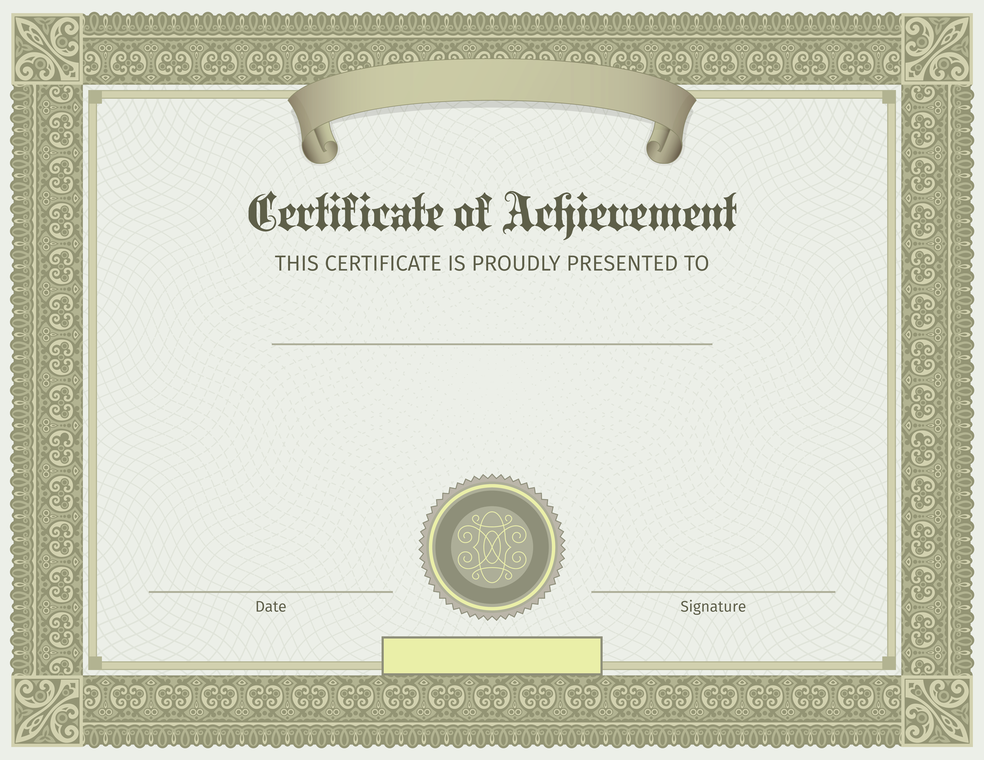 Certificate Template Png - Pluspng, Transparent background PNG HD thumbnail
