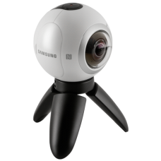 Samsung Gear 360 Camera White - 360 Camera, Transparent background PNG HD thumbnail