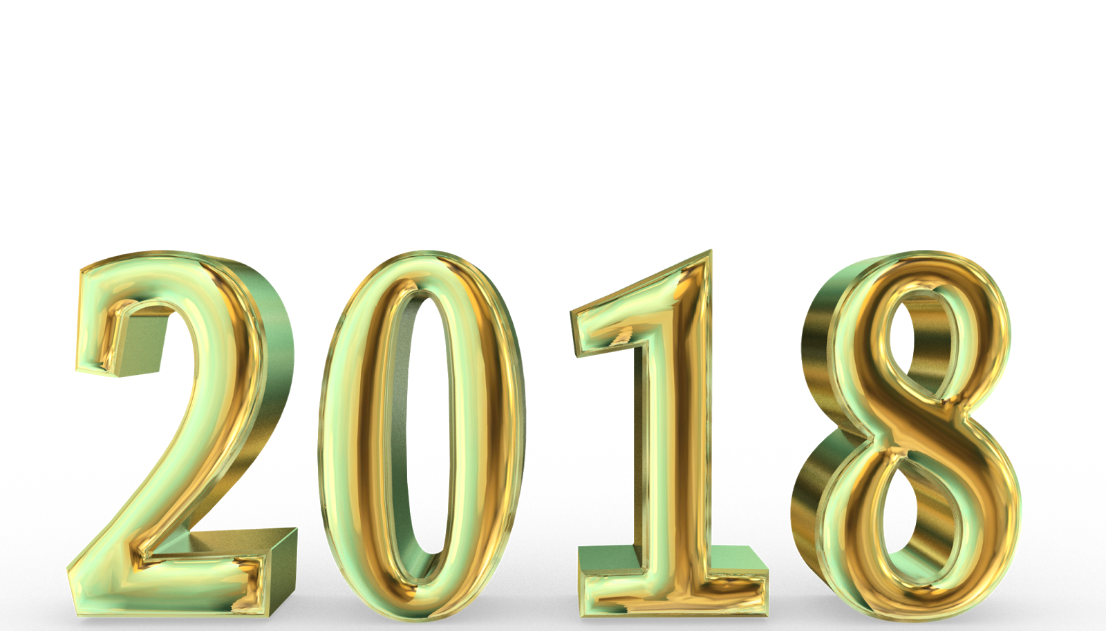 Happy New Year 2018 3D Hd Facebook Status   Happy New Year 2018 Png - 3d, Transparent background PNG HD thumbnail