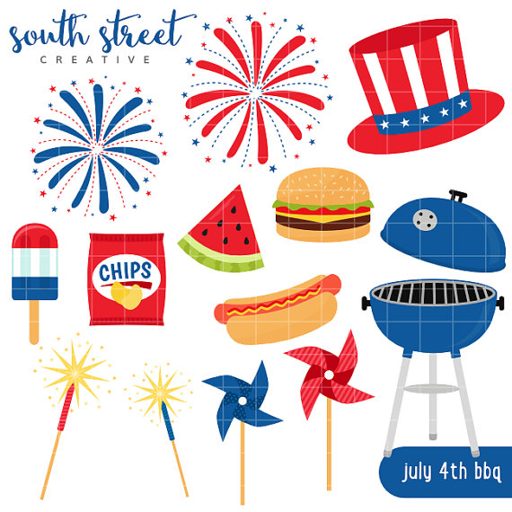 4Th Of July Bbq Png - 4Th Of July Bbq Summer America Fireworks By Southstreetcreative, Transparent background PNG HD thumbnail