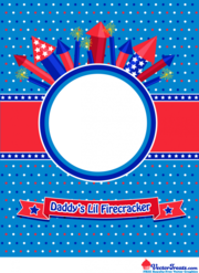 Free 4Th Of July Vector Graphic To Show Off Daddyu0027S Lil Firecracker - 4th Of July Bbq, Transparent background PNG HD thumbnail