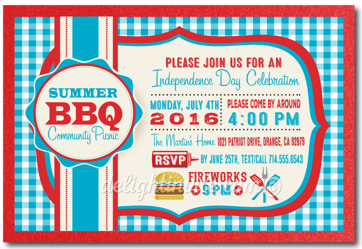 4th Of July Bbq Clipart #1