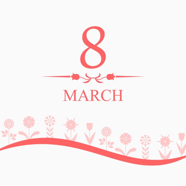 8 March Png - Pink Flowers Curve 8March, Pink, 8, March Free Png Image, Transparent background PNG HD thumbnail