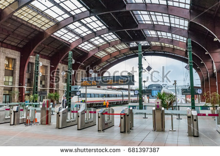 A Coruna, Spain   June 15, 2016: Interior Of The Railway Station Of - A Coruna Vector, Transparent background PNG HD thumbnail