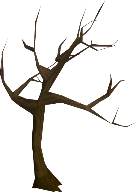 Windswept Tree.png - A Dying Tree, Transparent background PNG HD thumbnail