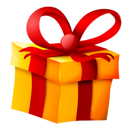 Gift Icon - A Gift, Transparent background PNG HD thumbnail