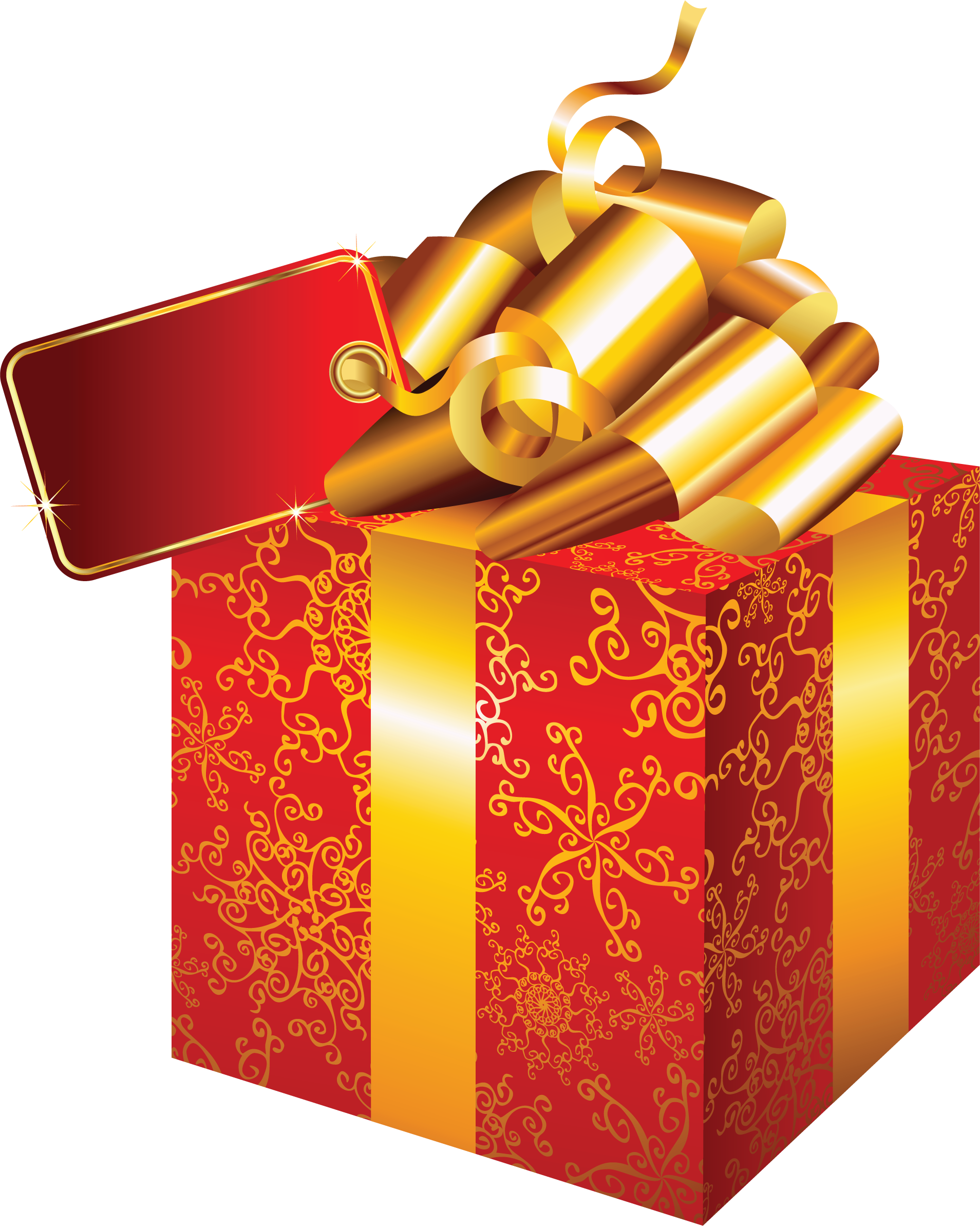 Gift Red Box Png Image - A Gift, Transparent background PNG HD thumbnail