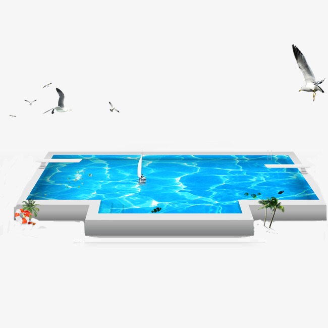A Pool Png - Swimming Pool, Creative Elements, 3D Pool Png Image And Clipart, Transparent background PNG HD thumbnail