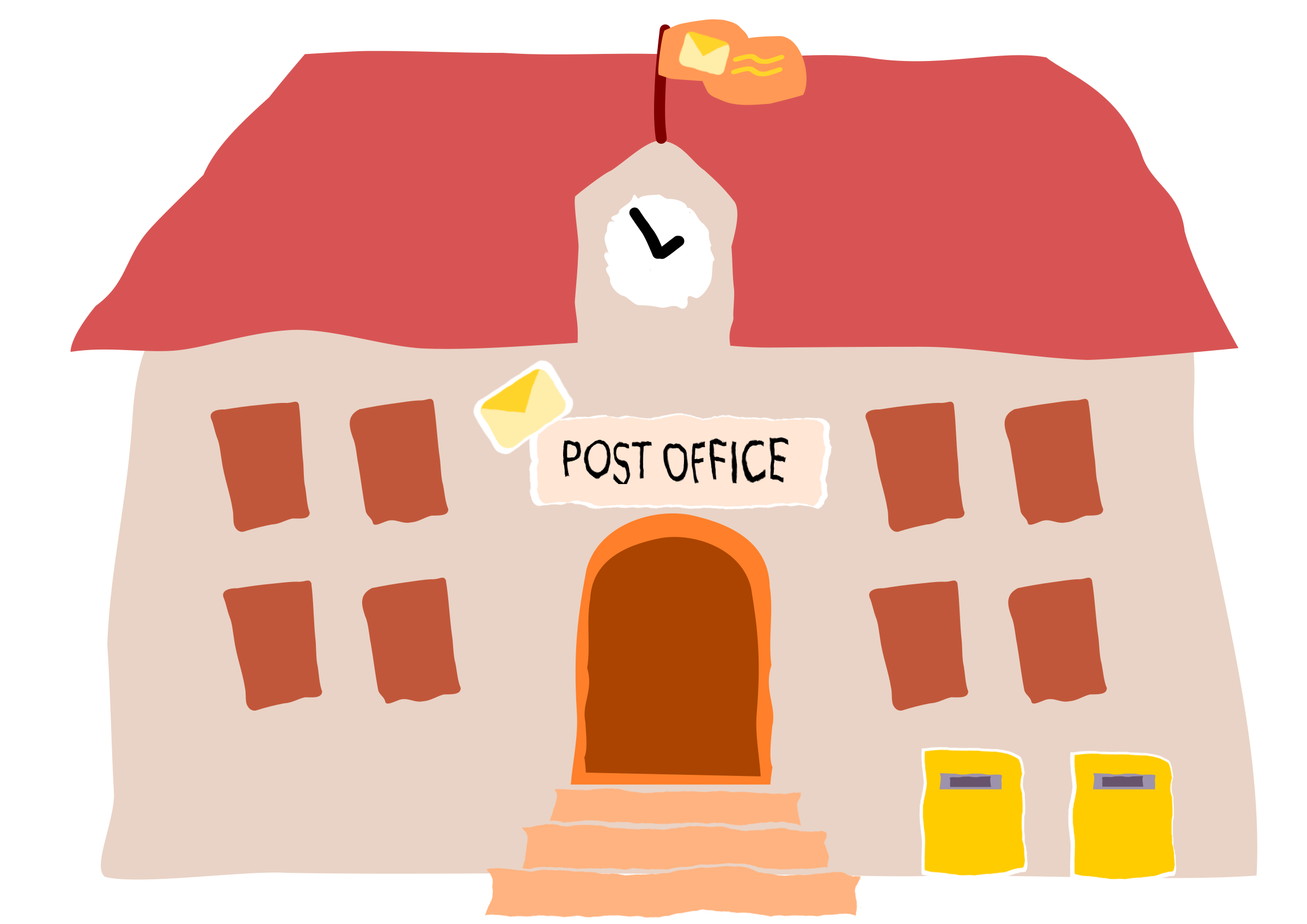 This Free Icons Png Design Of Crooked Post Office 1 Hdpng.com  - A Post Office, Transparent background PNG HD thumbnail