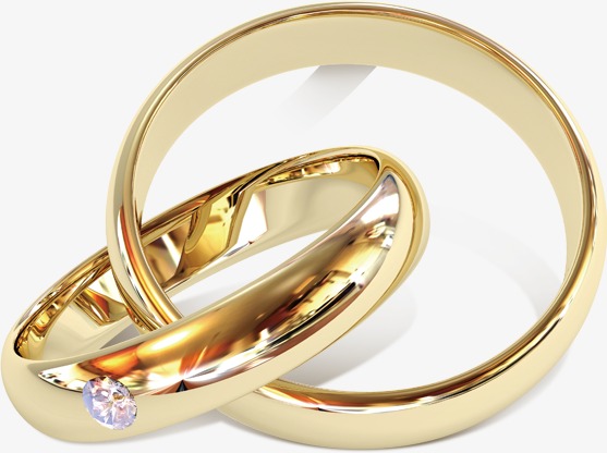 Golden Wedding Ring, Valentines Gift, Love, Diamond Ring Png Image And Clipart - A Ring, Transparent background PNG HD thumbnail