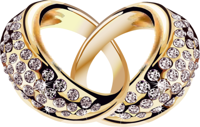 Wedding Golden Rings Png Image - A Ring, Transparent background PNG HD thumbnail
