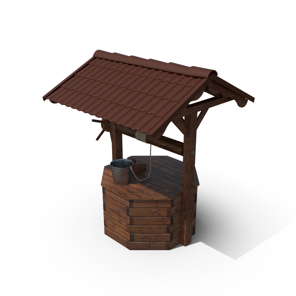 Wooden Well House U0026 Bucket - A Well, Transparent background PNG HD thumbnail