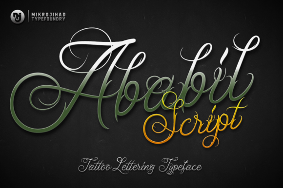 Free Tattoo Font Ababil - Ababil, Transparent background PNG HD thumbnail