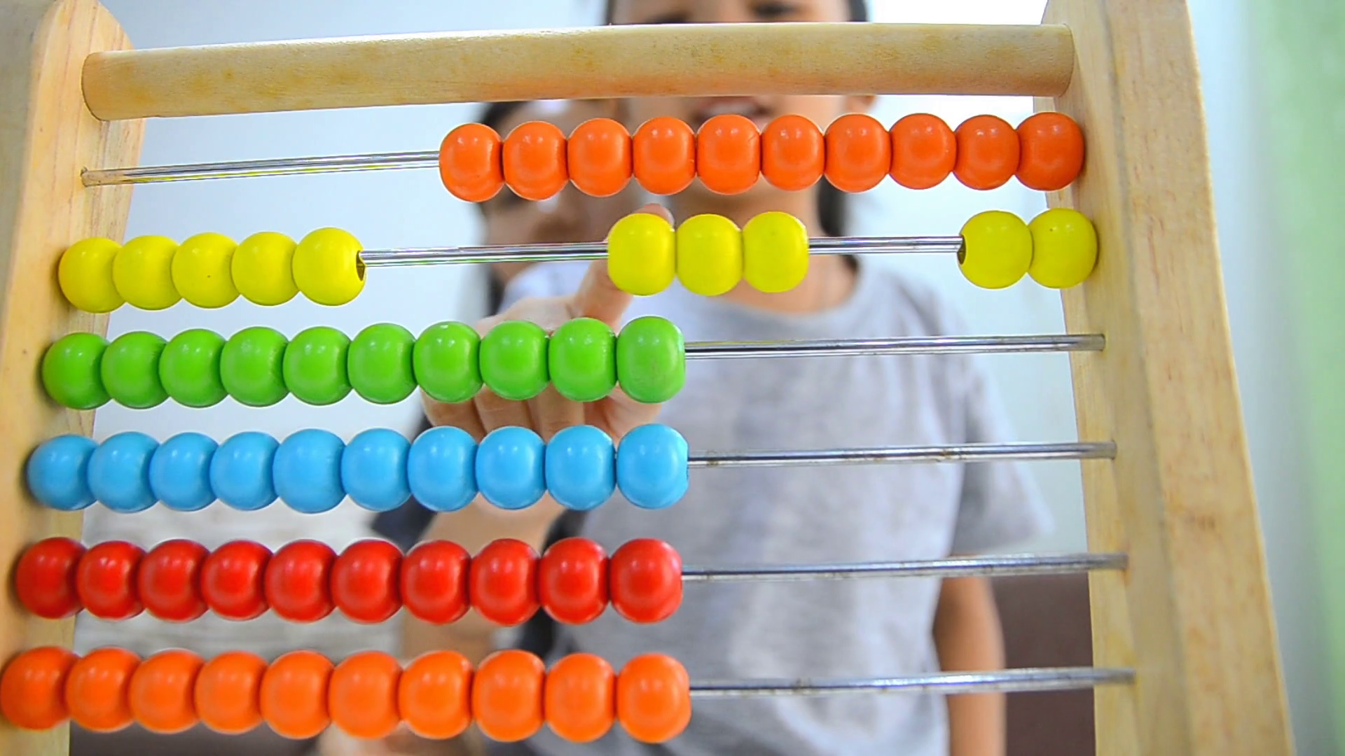 006 Hd Close Up Shot Asian Little Girl Playing Abacus Stock Video Footage   Videoblocks - Abacus, Transparent background PNG HD thumbnail