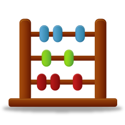 128X128 Px, Abacus Icon 256X256 Png - Abacus, Transparent background PNG HD thumbnail