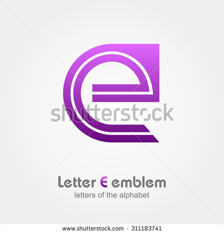 E Letter Logo Icon Design Typography Template Elements, Abc Concept Type As Logotype, Leters - Abc Caffe Vector, Transparent background PNG HD thumbnail