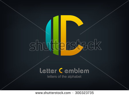 Letter C Logo Icon Design Typography Template Elements, Abc Concept Type As Logotype, Leters - Abc Caffe Vector, Transparent background PNG HD thumbnail