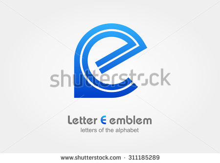 Letter E Logo Icon Design Typography Template Elements, Abc Concept Type As Logotype, Leters - Abc Caffe Vector, Transparent background PNG HD thumbnail