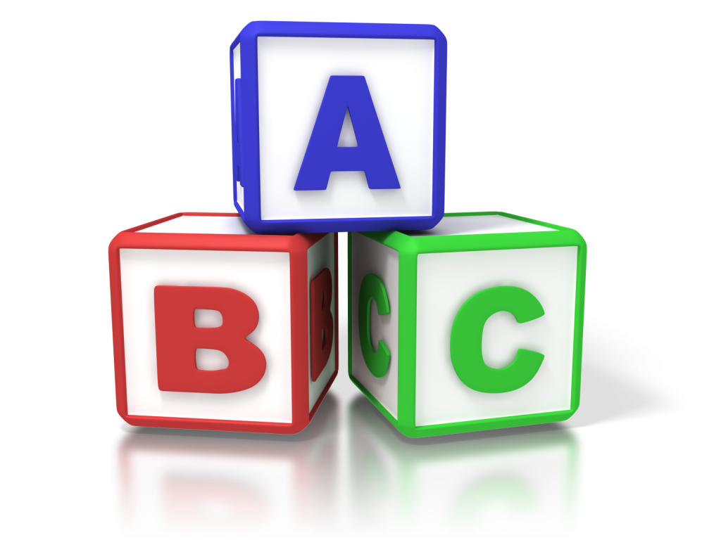 Abc, A, B, C, Blocks, Childre