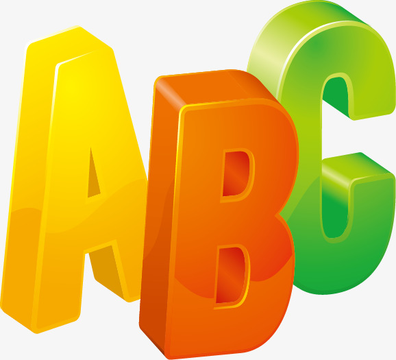 Abc Alphabet Vector Material, English Alphabet, Abc, Vector Material Free Png And Vector - Abc Vector, Transparent background PNG HD thumbnail