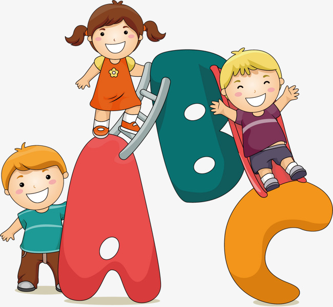 Childrenu0027S Cartoon Creative, Child, Abc, Cartoon Characters Free Png And Vector - Abc Vector, Transparent background PNG HD thumbnail