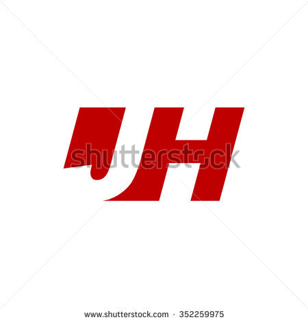 initial letter H,B red color 