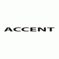 Accent vector logo .