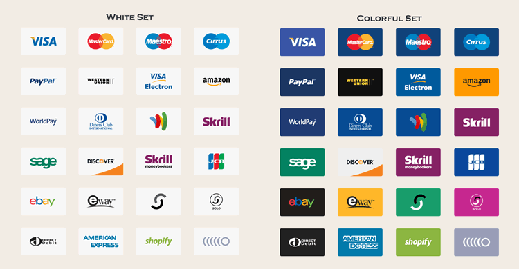 Free Payment Method Vector Icons Eps Png - Accept Vector, Transparent background PNG HD thumbnail