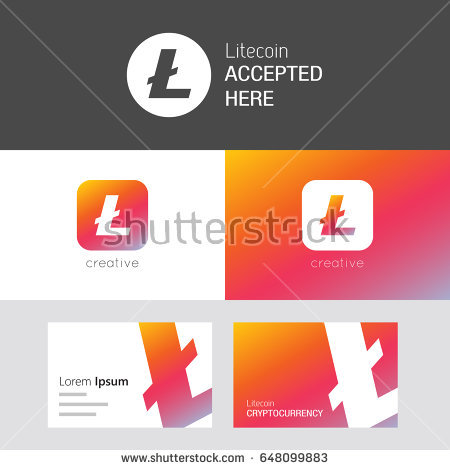 Litecoin Vector Set. Useful As Brand Logo, App Icon Or Business Card. Compatible - Accept Vector, Transparent background PNG HD thumbnail
