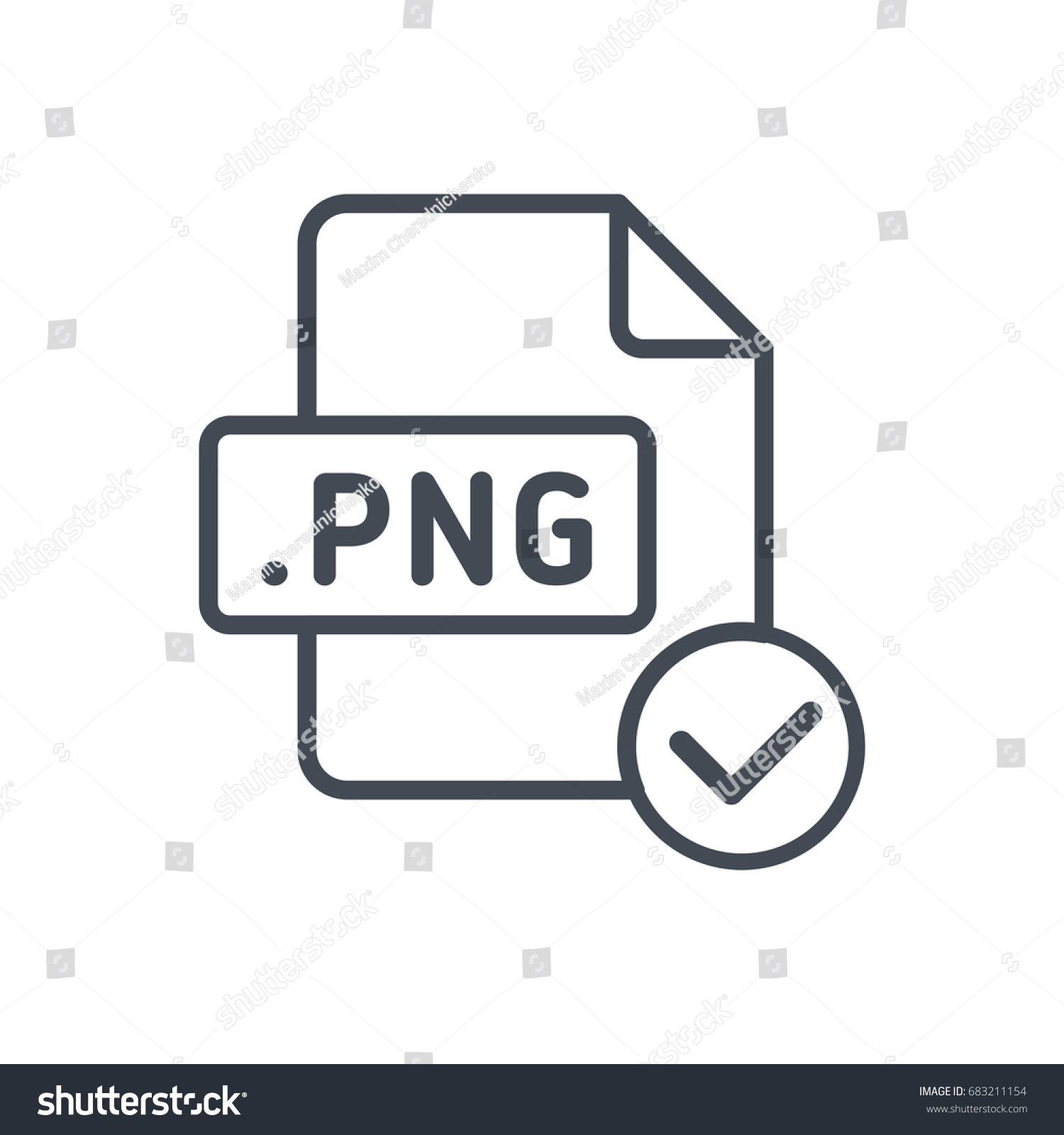 Accept File Format Line Vector Png - Accept Vector, Transparent background PNG HD thumbnail