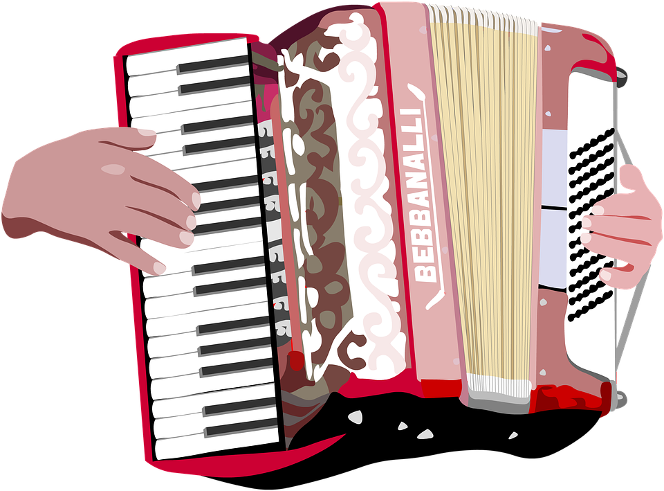 Accordion, Hands, Music, Instrument, Play - Accordion, Transparent background PNG HD thumbnail