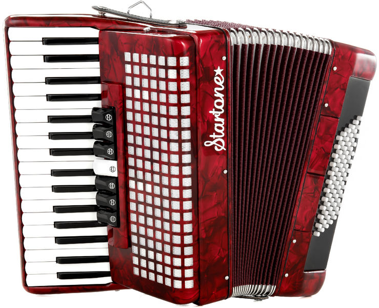 Startone Piano Accordion 72 Red - Accordion, Transparent background PNG HD thumbnail