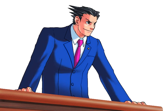 Aa1 Phoenix Smug.png - Ace Attorney, Transparent background PNG HD thumbnail