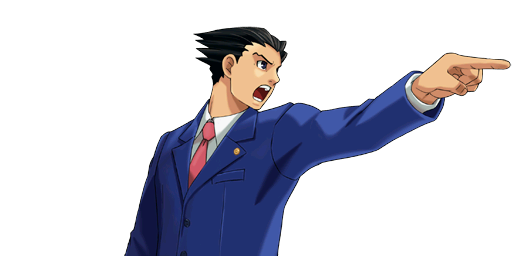 File:pxz2 Phoenix Wright (Zoom)   Objecting (Right).png - Ace Attorney, Transparent background PNG HD thumbnail