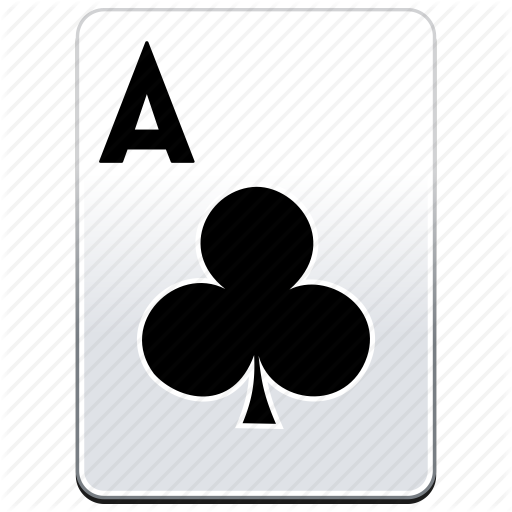 A, Ace, Aces, Card, Casino, Clubs, Deck, Poker Icon - Ace Card, Transparent background PNG HD thumbnail