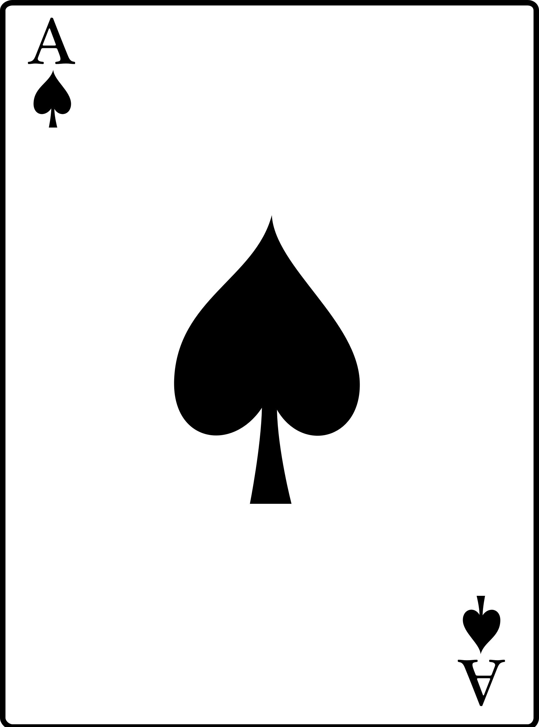 Big Image (Png) - Ace Card, Transparent background PNG HD thumbnail
