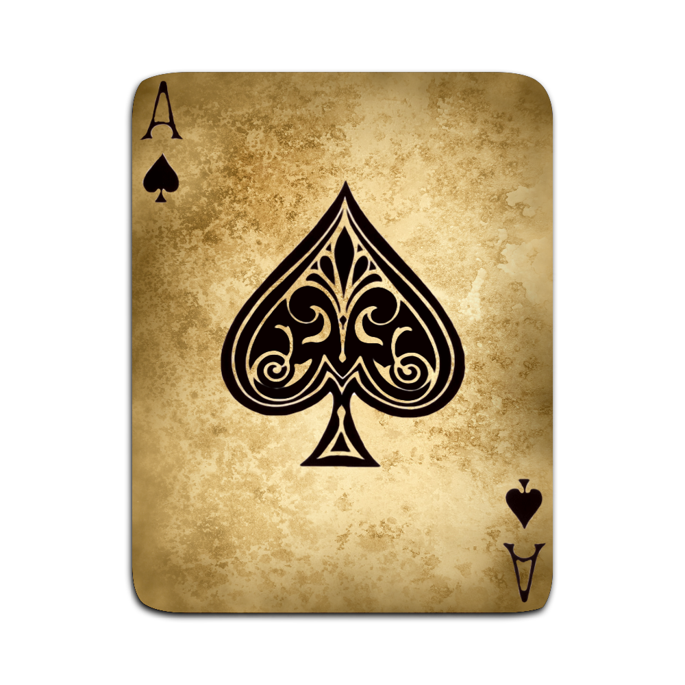 Filename: Ace Of Spades2.png - Ace Card, Transparent background PNG HD thumbnail