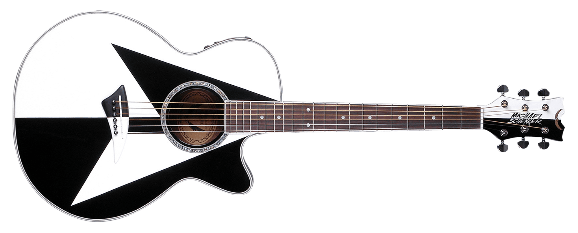 Dean Guitars Image · Dean Guitars Image - Acoustic Guitar Black And White, Transparent background PNG HD thumbnail
