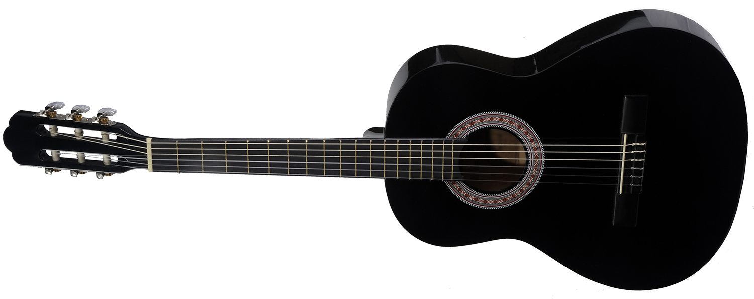Acoustic Guitar PNG Black And White - Description