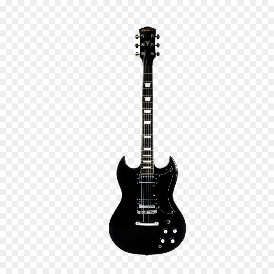 Gibson Sg Special Gibson Les Paul Custom Gibson Robot Guitar   Black Guitar - Acoustic Guitar Black And White, Transparent background PNG HD thumbnail