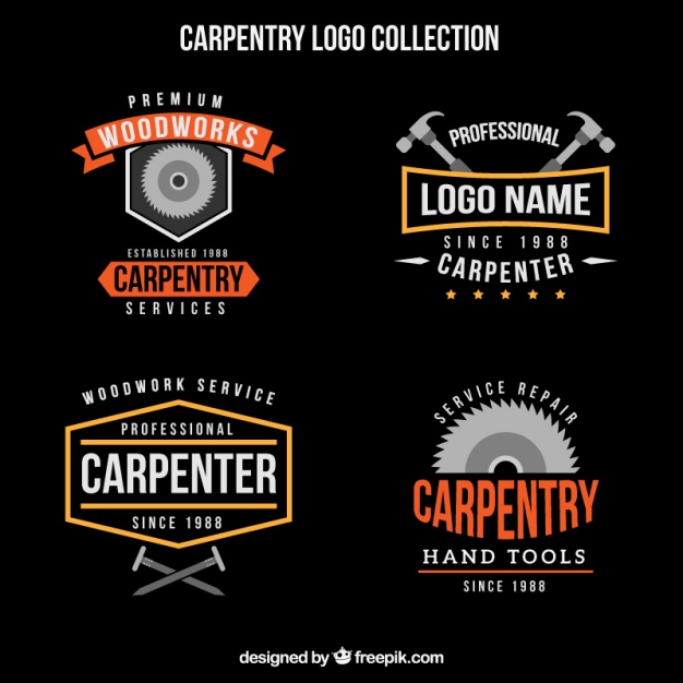 Logo Collection Of Vintage Woodworking Free Vector - Ad Ideas Vector, Transparent background PNG HD thumbnail