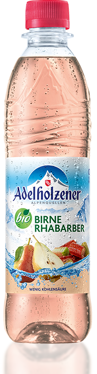 Adelholzener Bio Birne Rhabarber (Organic U2013 Pear U0026 Rhubarb) 0,5L Pet Mehrweg - Adelholzener, Transparent background PNG HD thumbnail