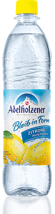 Adelholzener Bleib In Form Zitrone (Keep Trim Lemon) 0,75L Pet Mehrweg - Adelholzener, Transparent background PNG HD thumbnail