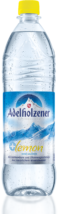 Adelholzener Lemon 1,0L Pet Mehrweg - Adelholzener, Transparent background PNG HD thumbnail