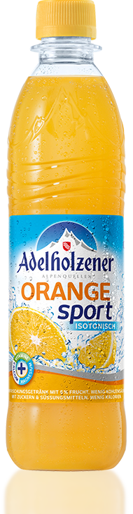 Adelholzener Orange Sport (Sport Orange) - Adelholzener, Transparent background PNG HD thumbnail