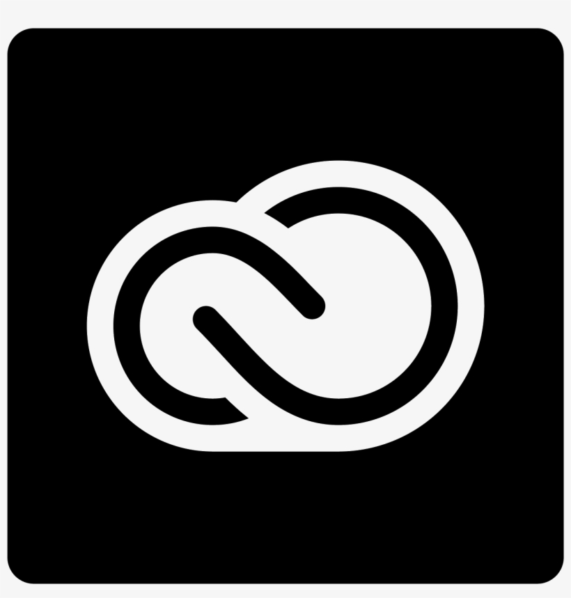 Adobe Creative Cloud Filled Icon   Adobe Creative Cloud Logo White Pluspng.com  - Adobe Creative Cloud, Transparent background PNG HD thumbnail