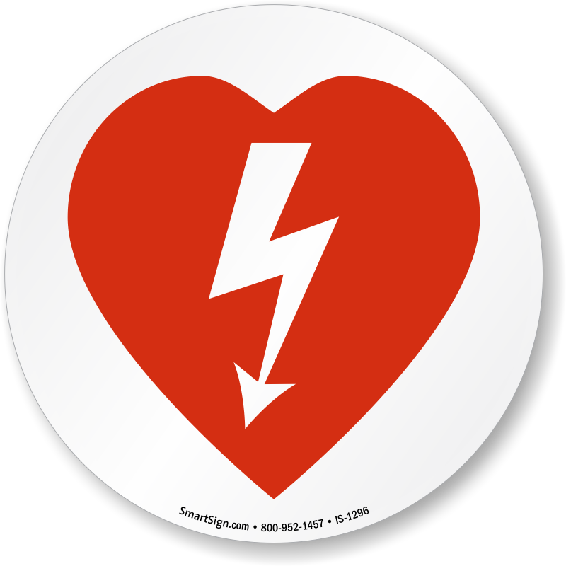 Aed Automated External Defibrillator Symbol Iso Circle Sign - Aed, Transparent background PNG HD thumbnail