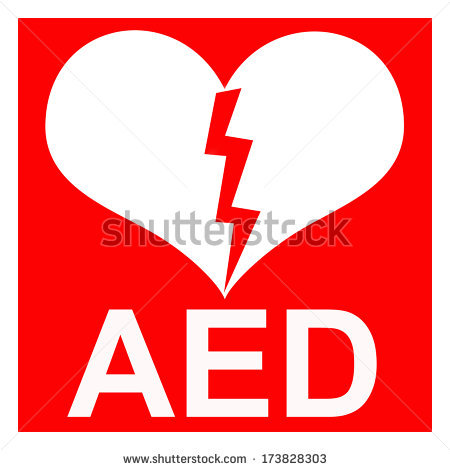 Isolation Of A Red Aed Symbol To Indicate That There Is A Defibrillator Located In The - Aed Vector, Transparent background PNG HD thumbnail