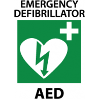 Isolation of a red AED symbol