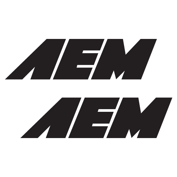 Logos. 2U X Aem Performance Electronics Decal Vinyl Stickers. - Aem, Transparent background PNG HD thumbnail